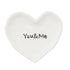 You & Me Heart Dish