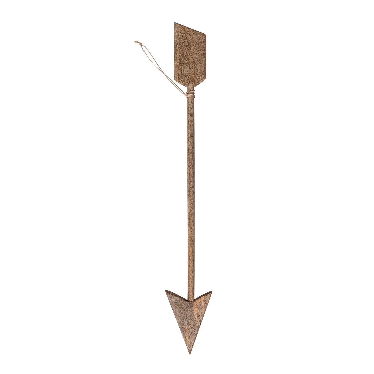 Carved Mango Wood Arrow, Natural