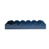 MDF Lacquered Scalloped Tray w/ Handles, Navy Color