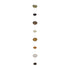 Hand-Blown Glass Bubble Garland, Brown