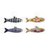 Hand-Painted Stoneware Fish Wall Decor, 4 Styles