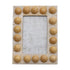 Handmade Marbled Resin Bobbin Photo Frame (For 4x6 Photo) (Hangs Vertically & Horizontally)