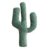 Cotton Velvet Cactus Shaped Pillow w/ Hand-Embroidered French Knots