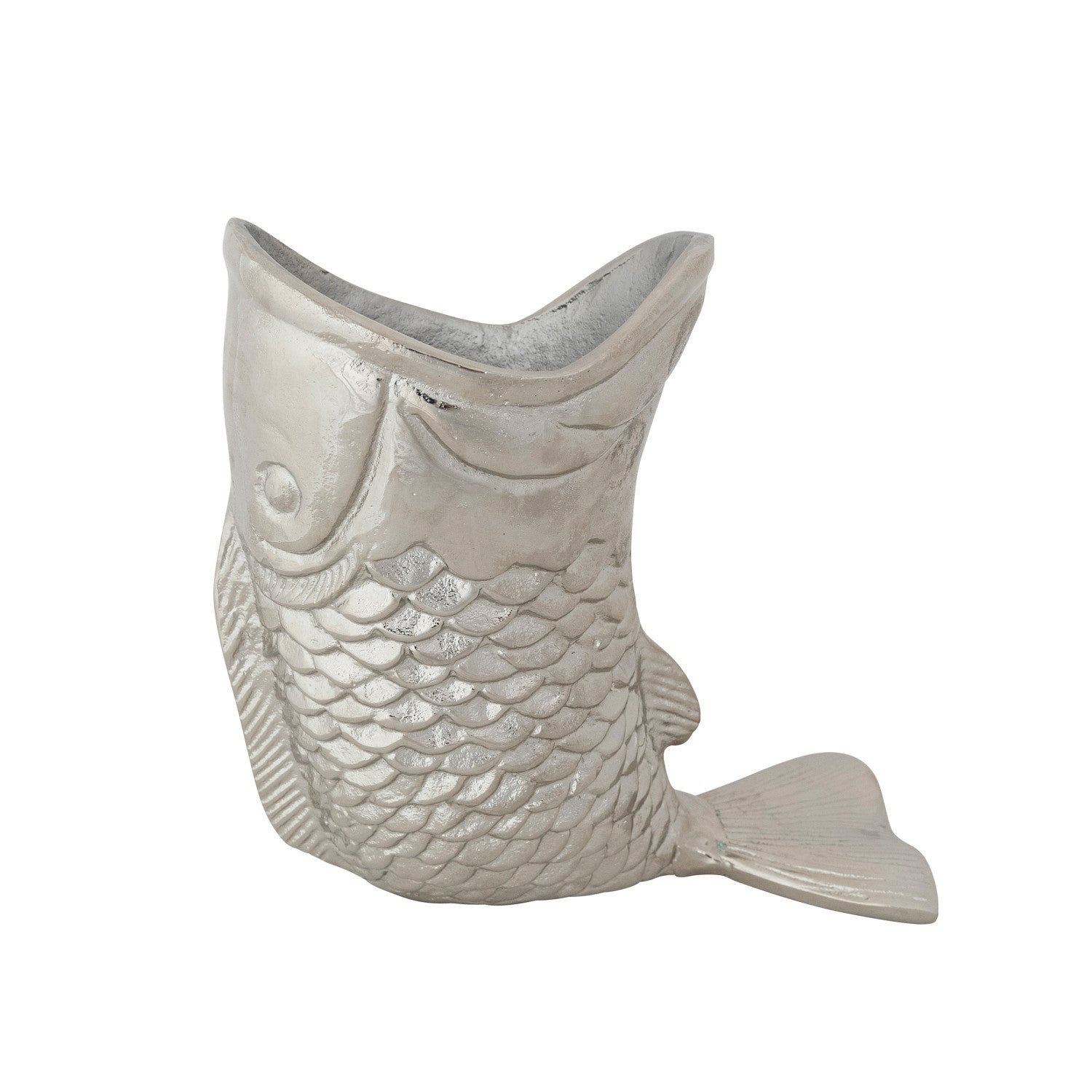 Cast Aluminum Fish Shaped Bottle Holder