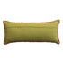 Cotton Tufted Lumbar Pillow “Good In Bed” with Green Back, Natural, Black, Purple & Pink - view 2 of 4