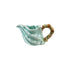 6 oz. Stoneware Shell Shaped Creamer with Starfish & Shells Handle