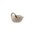6 oz. Hand-Painted Stoneware Swan Shaped Creamer