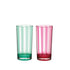 20 oz. Acrylic Drinking Glass with Stripes, 3 Colors