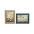 6-1/2"L x 8-1/4"H Resin Bobbin Photo Frame, 2 Colors (Holds 5" x 7" Photo) (Hangs or Sits)