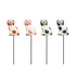 Stoneware Staffordshire Dog Plant Stake, 4 Colors