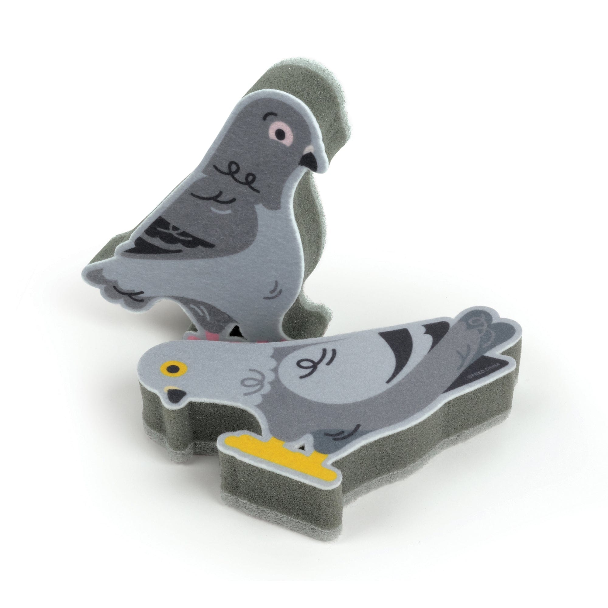 Dirty Birdies Pigeon Sponges - Set of 2 by Fred
