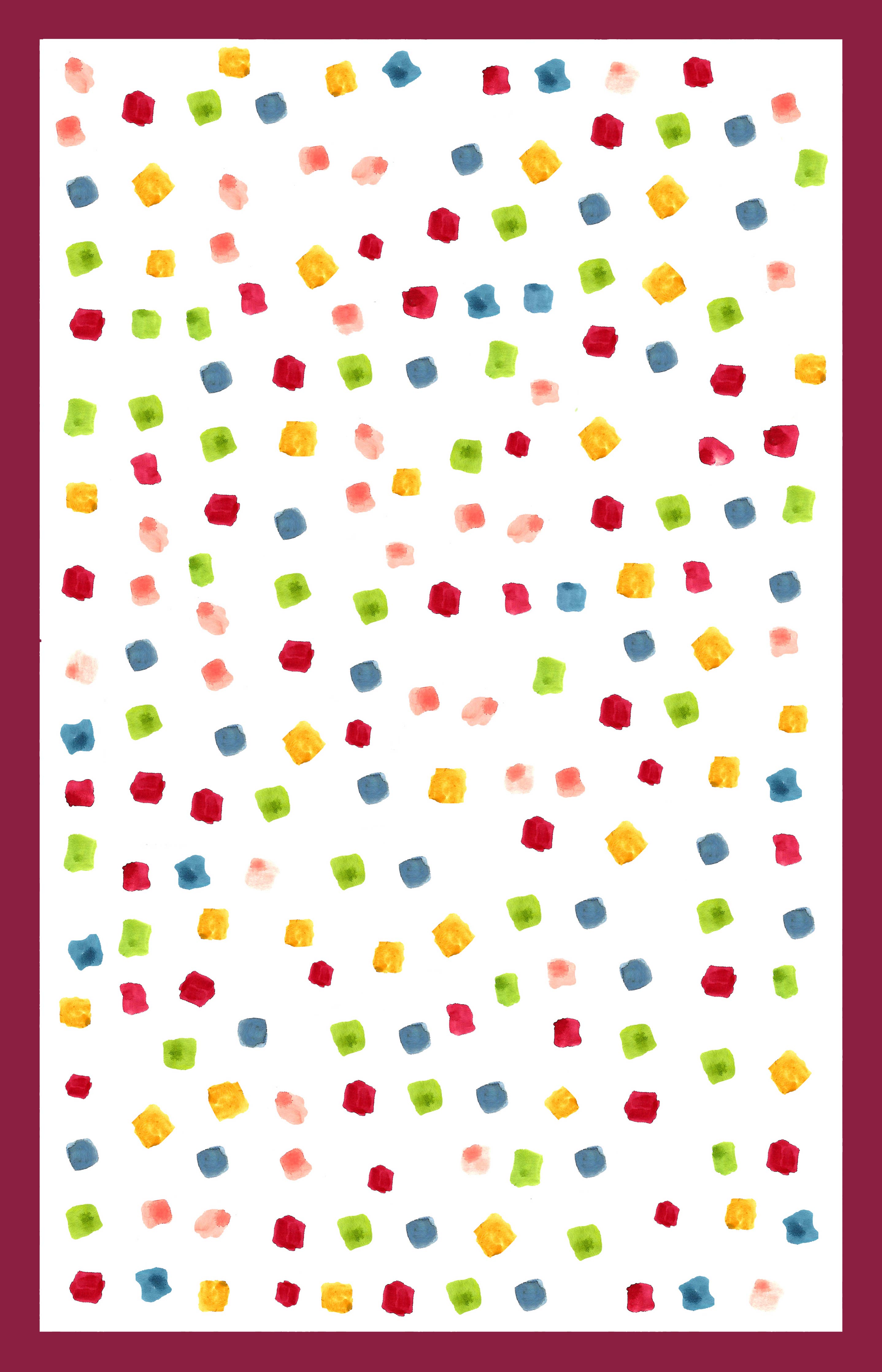 Double Sided Blacksburg Tea Towel