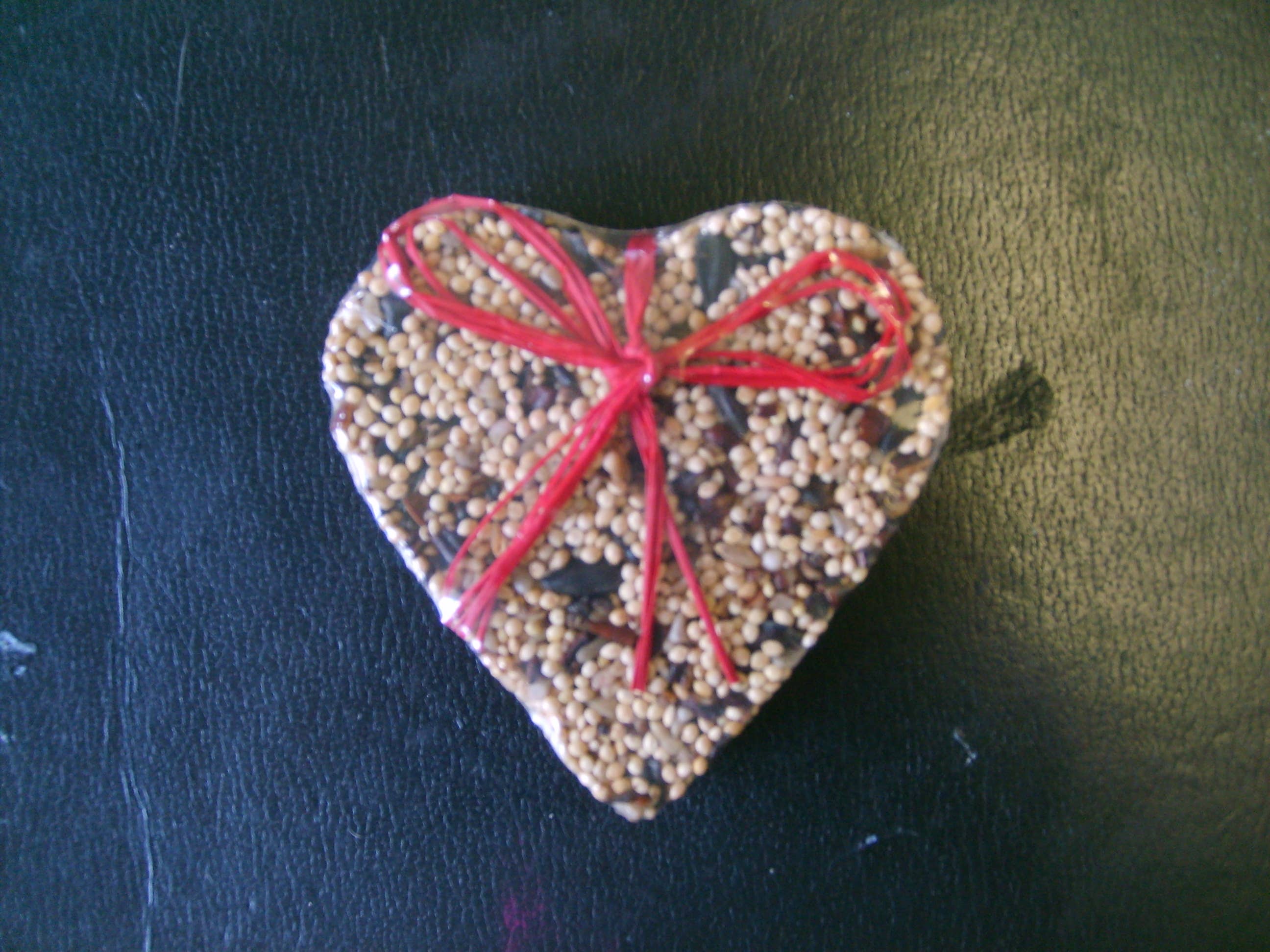 Little Heart Bird Seed Feeder
