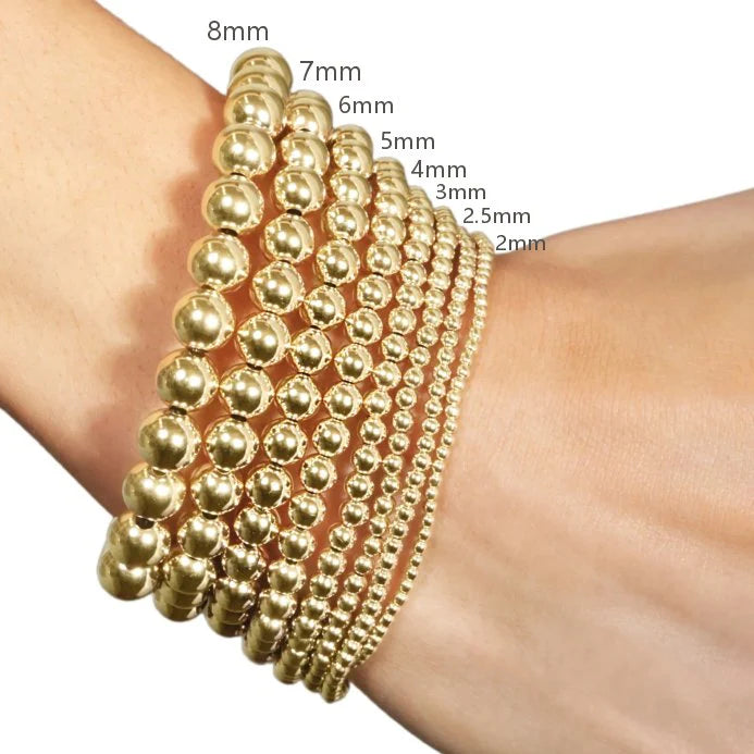 egirl Hope Sincerity Pattern 2mm Bead Bracelet - Bright Pink - by enewton (Copy)