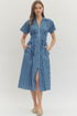 Rebecca Midi Zip Front Dress