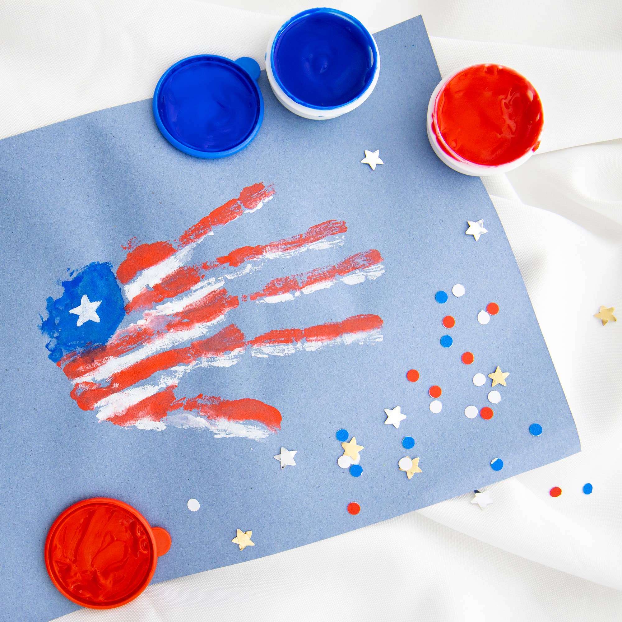 4-Color Washable Finger Paint Set, Ages 3+