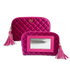Glam Makeup Case - Fuchsia Velvet