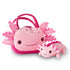 Purse & Plush Axolotl Pink by Zoologee