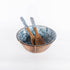 Wooden Salad Utensils - Pewter Shells by Kim Hovell Art - view 3