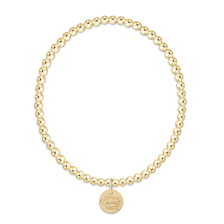 enewton extends - gameday ecollegiate classic gold 3mm bracelet -florida disc