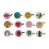 2"Rd Glass Beaded Polyester