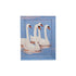 Painted Framed Wall Decor W Swans by HAZEL MAZEL