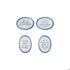 Stoneware Scalloped Dish W Saying