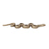 Cast Aluminum Snake Shaped Taper Holder, Gold Finish (Holds 5 Tapers) by Creative Co-Op