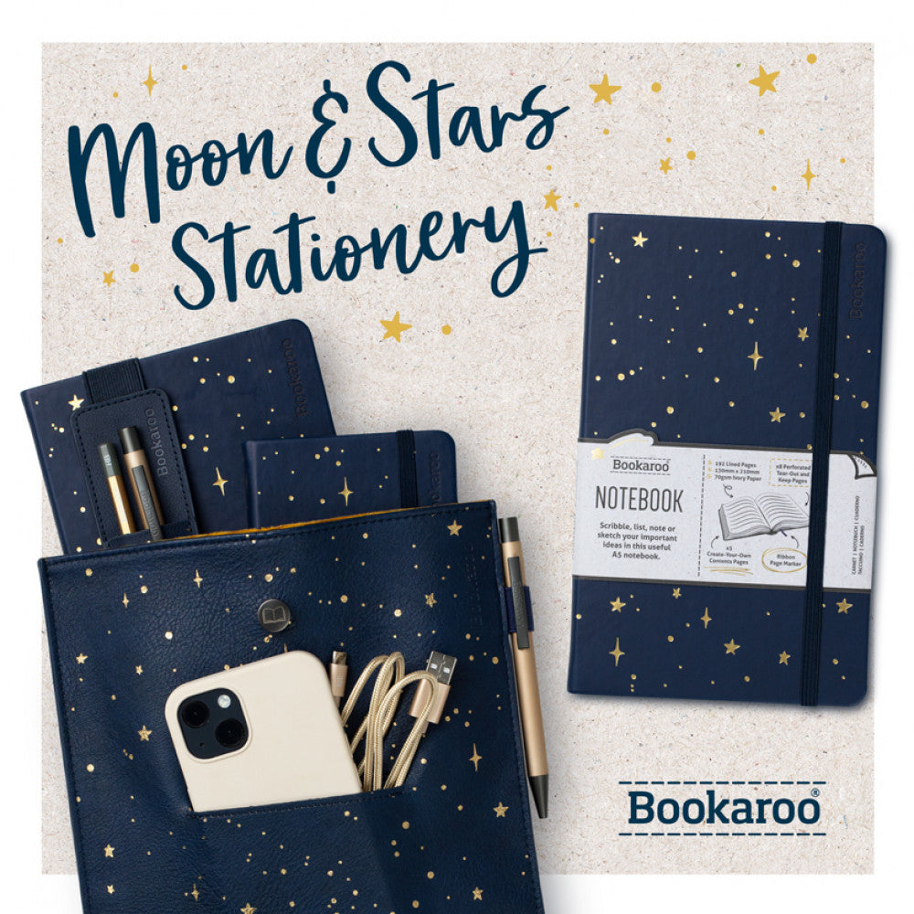 The Moon and Stars Notebook