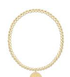 eCollegiate Extends Classic Gold 3mm Bracelet - Indiana University by enewton
