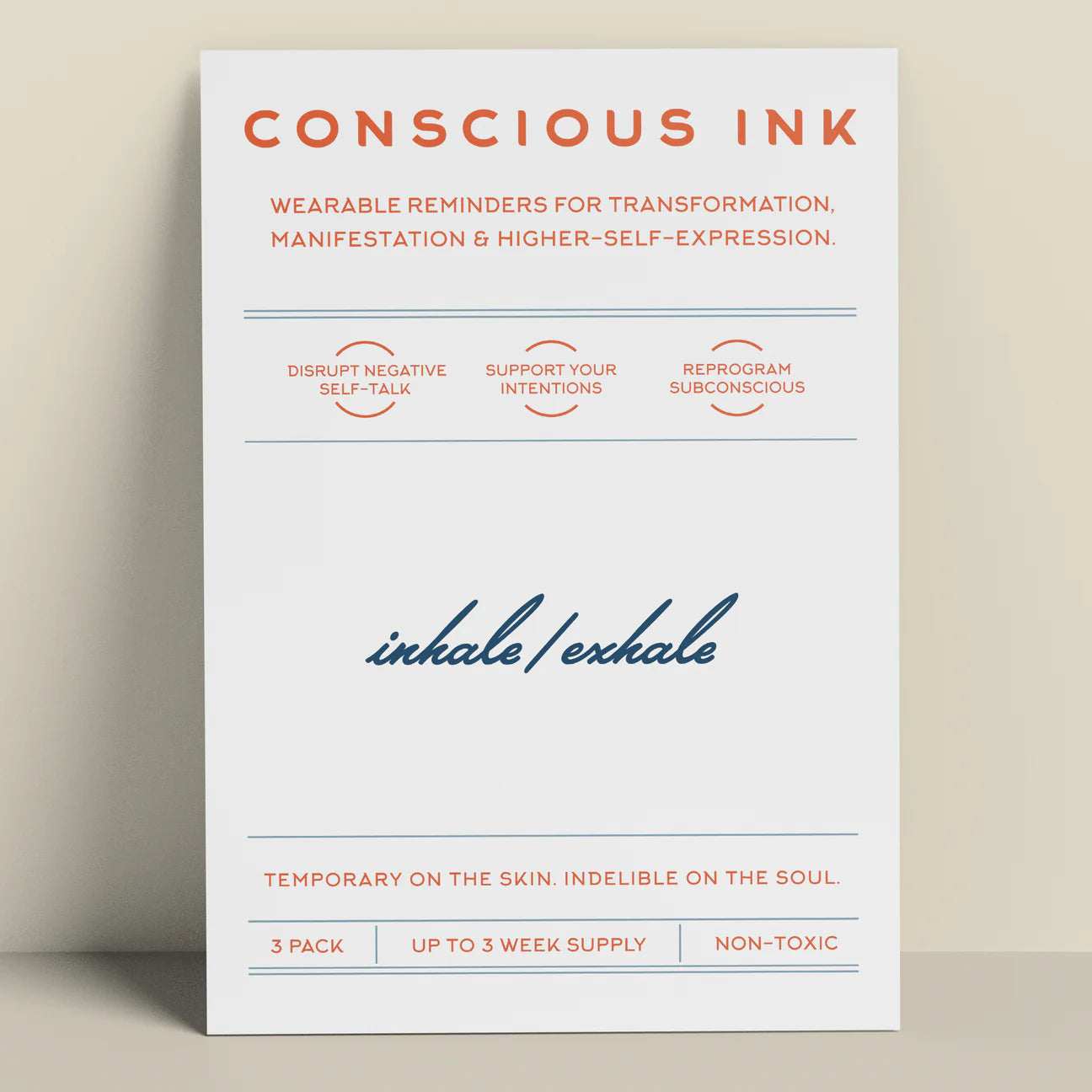 Inhale / Exhale Manifestation Tattoo
