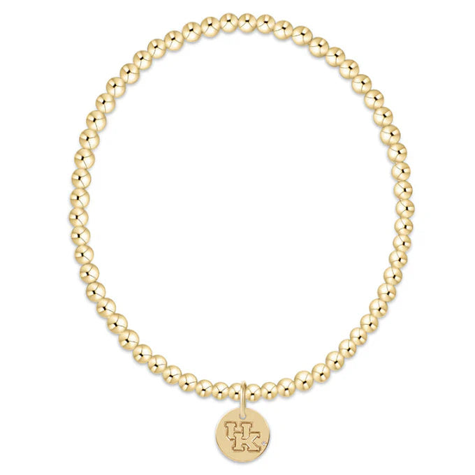 enewton extends - gameday ecollegiate classic gold 3mm bracelet -kentucky disc