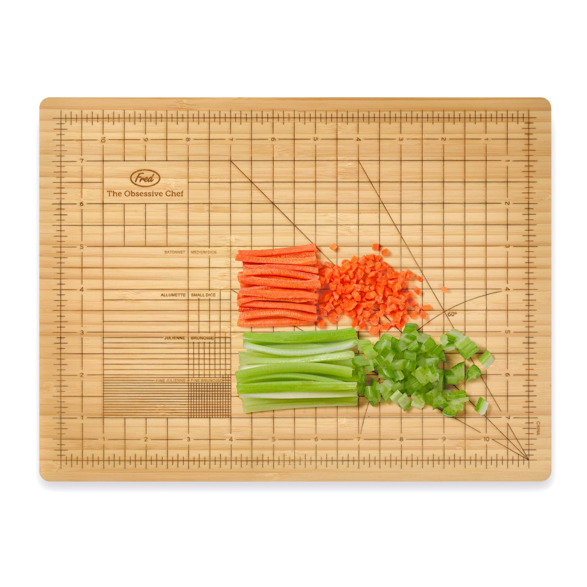 Obsessive Chef Bamboo Cutting Board by Fred