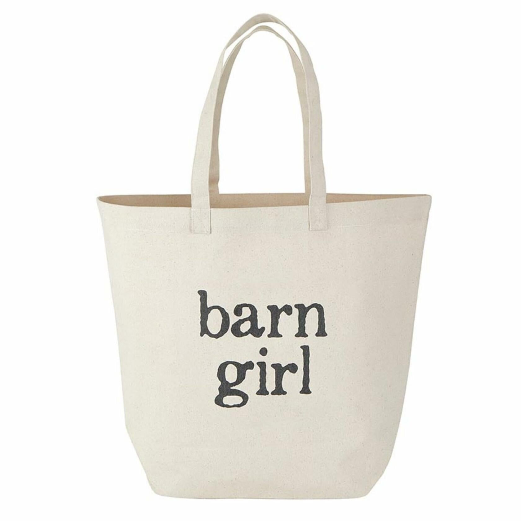 "Barn Girl" Cotton Canvas Bag by Santa Barbara Design Studio