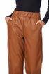 Ballard Leather Pant Brown By Mud Pie
