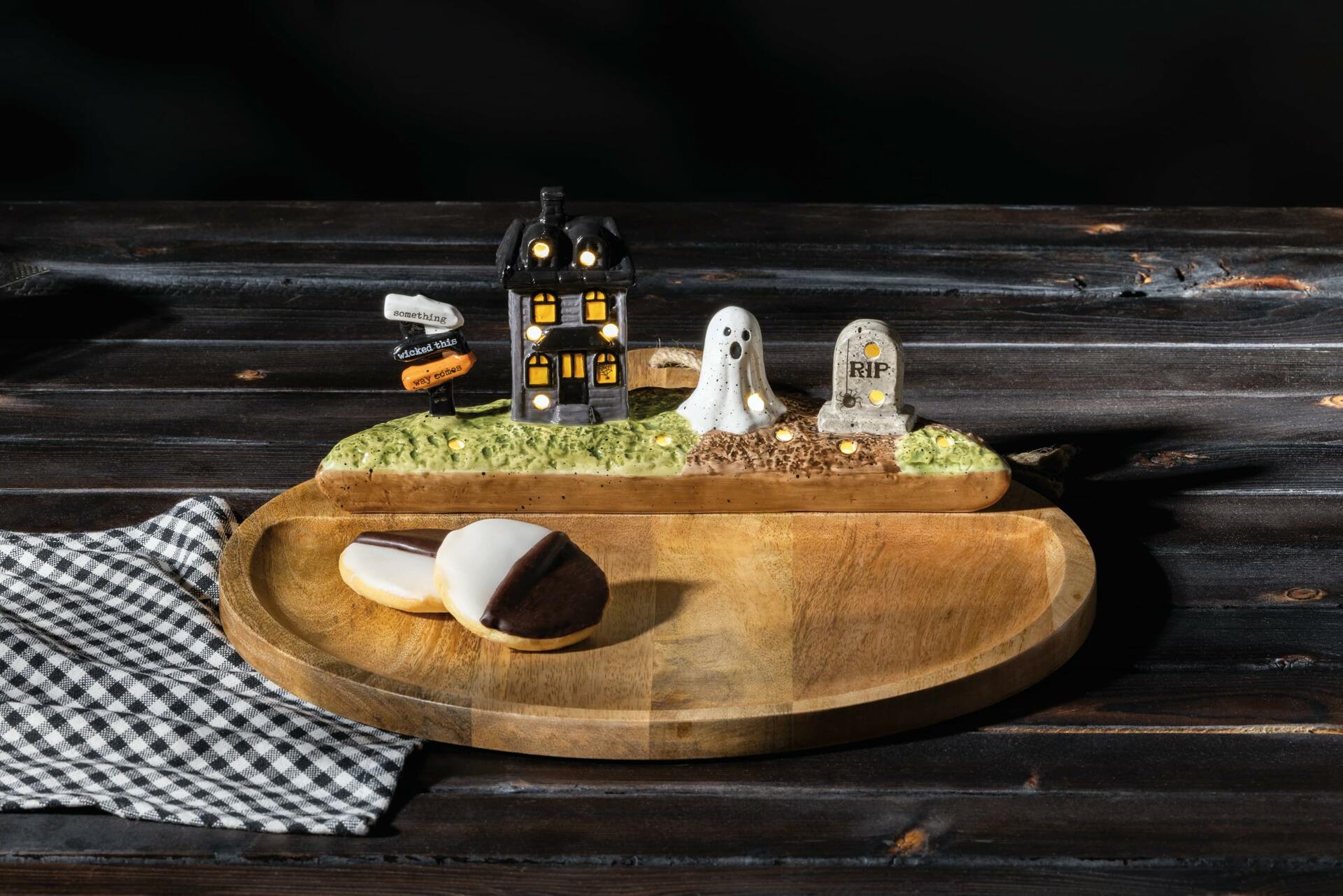 Large Light Up Halloween Sitter By Mud Pie