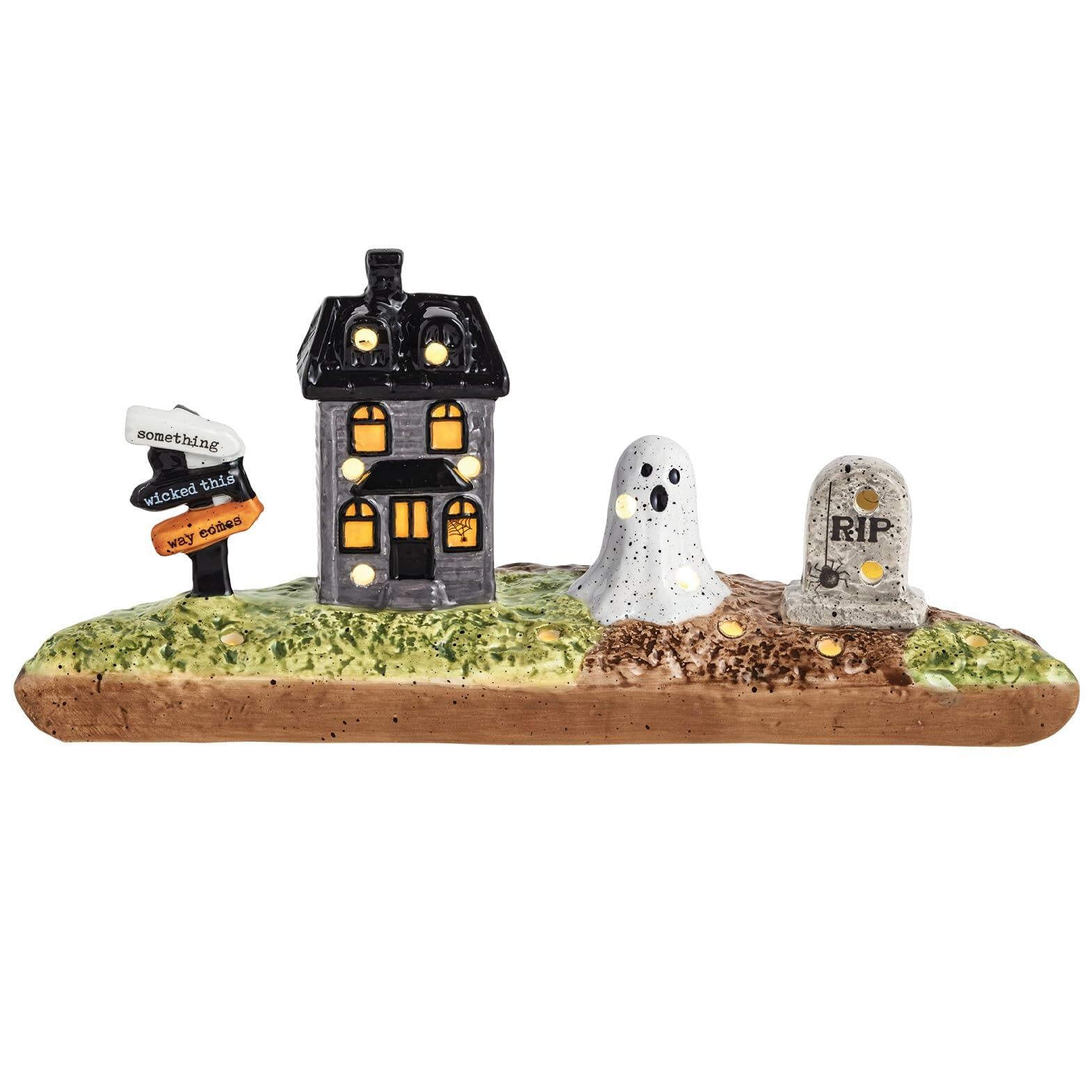 Large Light Up Halloween Sitter By Mud Pie