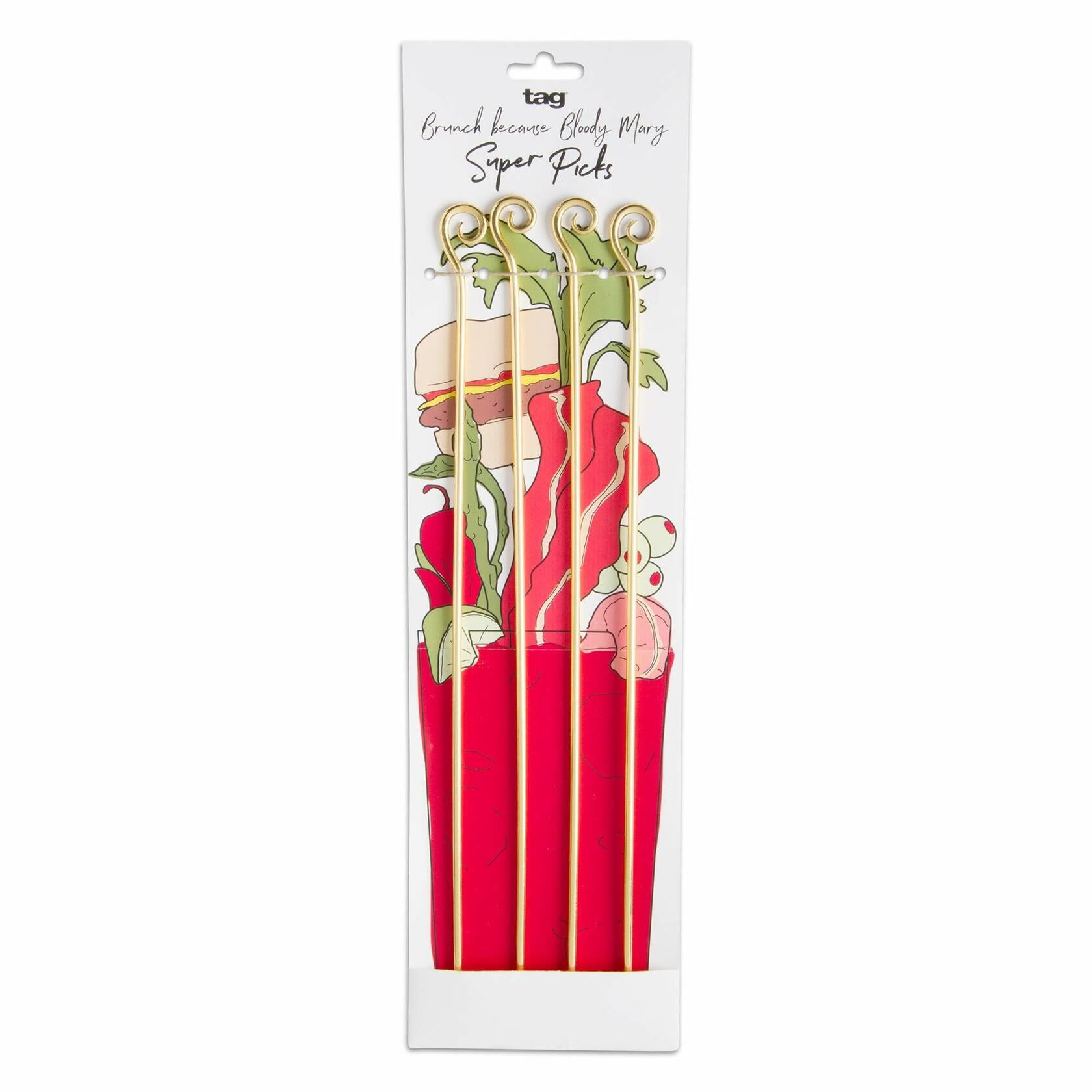 Super Cocktail Pick Set of 4