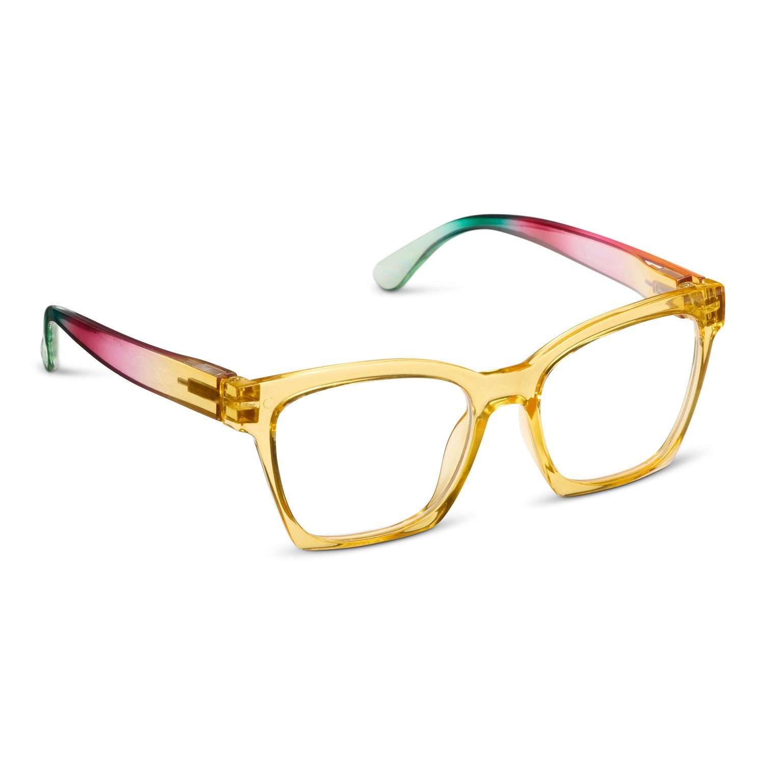 Maisie Yellow/Ombre reading glasses by Peepers