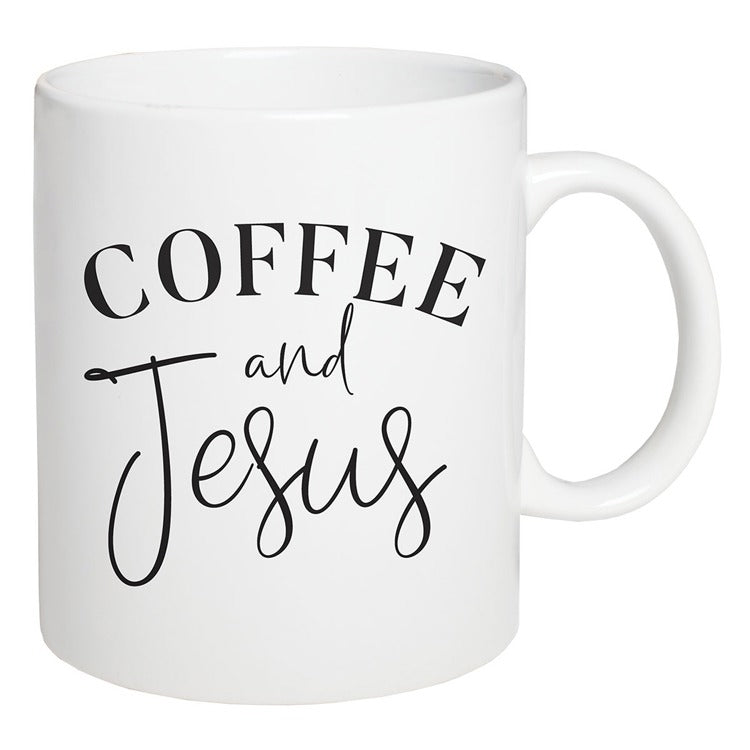 MUG COFFEE AND JESUS 3.5X4