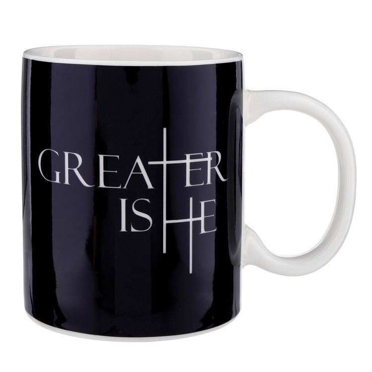 MUG GREATER IS HE 3.75X4.75