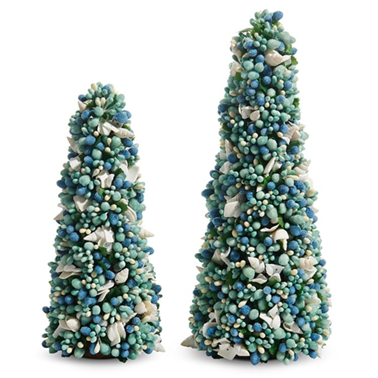 12" Bead and Shell Trees