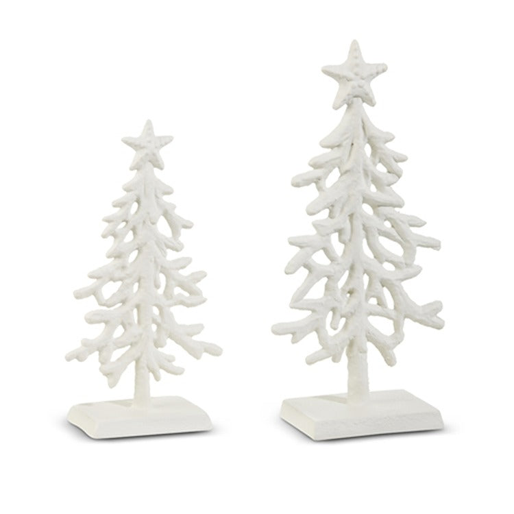 10" White Coral Trees
