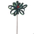 22" Green Glitter Bow Pick