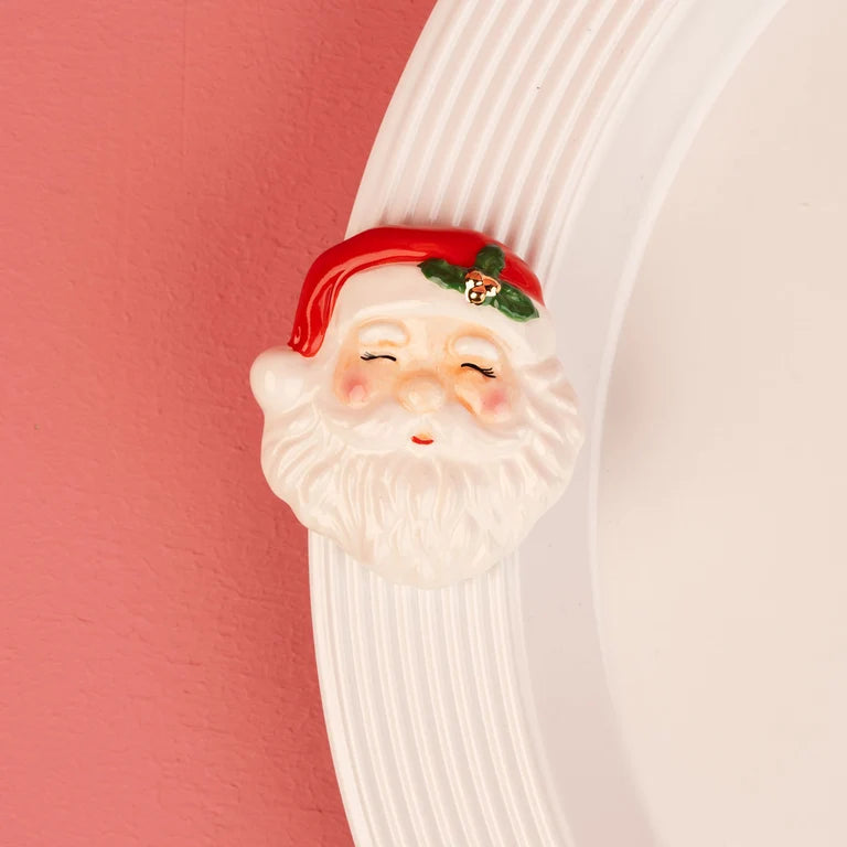 NORA FLEMING JOLLY OLD SOUL SANTA FACE MINI A465