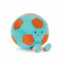 Amuseable Sports Football/Soccer Ball  By Jellycat  Orange and Blue