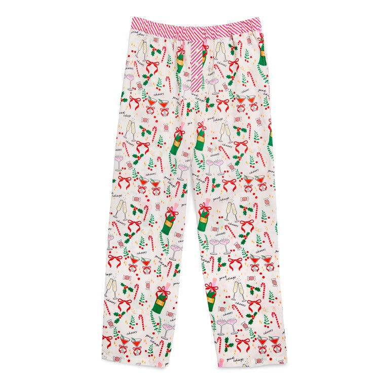ASSORTED SET OF 6 CELEBRATION BOXER PANTS,IVORY