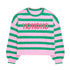 ASST/8 "HO HO HO" SCALLOP TRIM RELAXED SWEATERS,GR