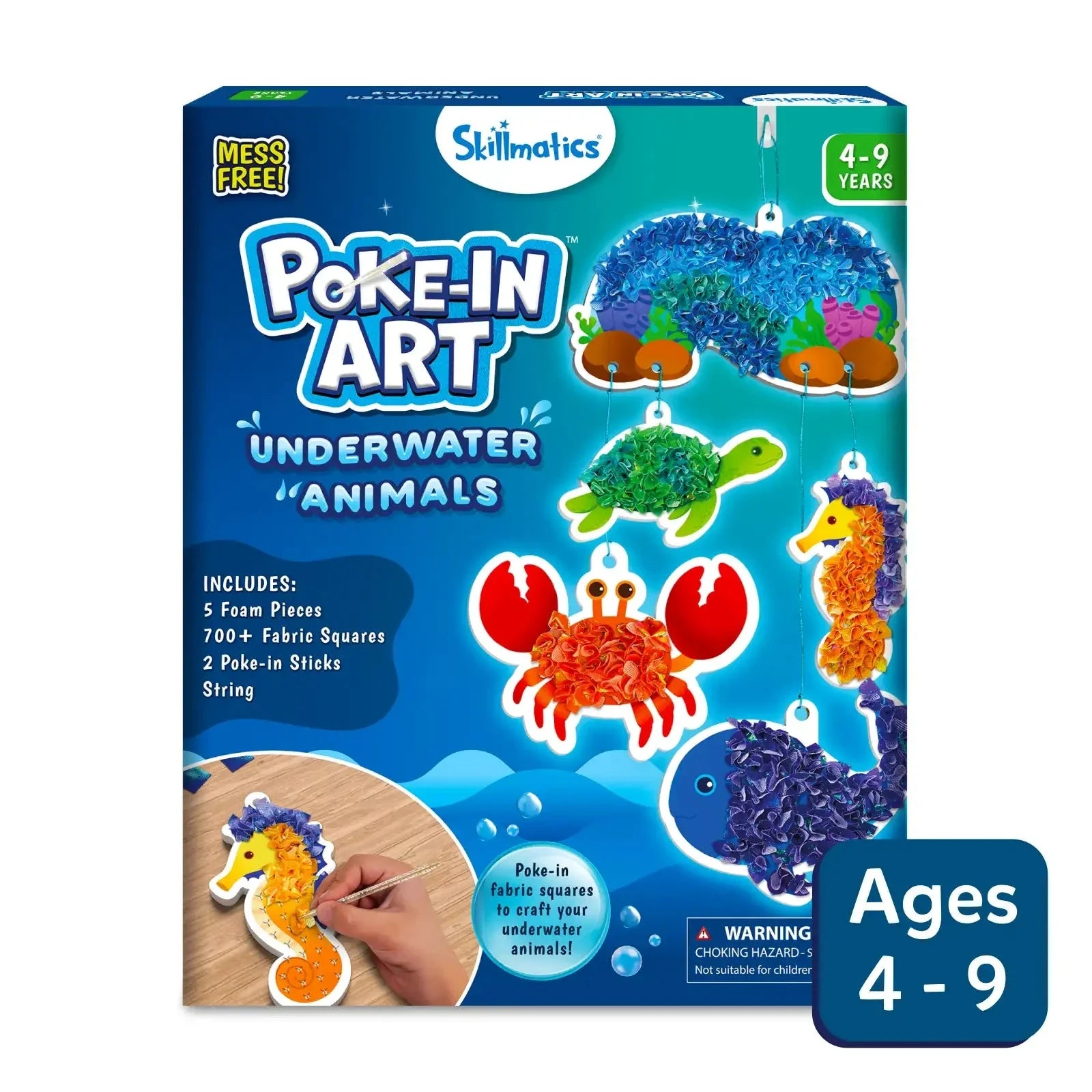 Skillmatics Poke-in Art: Underwater Animals
