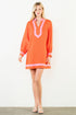 Long Sleeve Colorblocked Dress